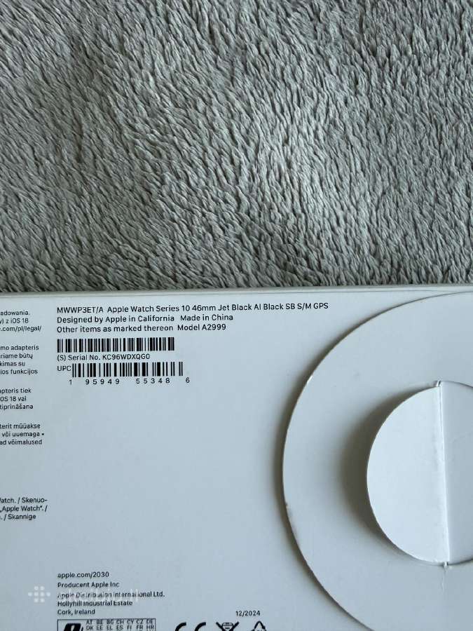 Apple Watch series 10 Jet Black GPS - nuotraukos Nr. 3