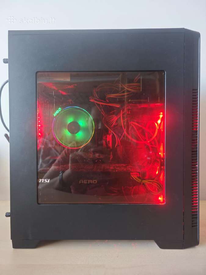 Kompiuteris Ryzen 7 2700x/gtx 1080/16gb/ 480gb SSD - nuotraukos Nr. 2