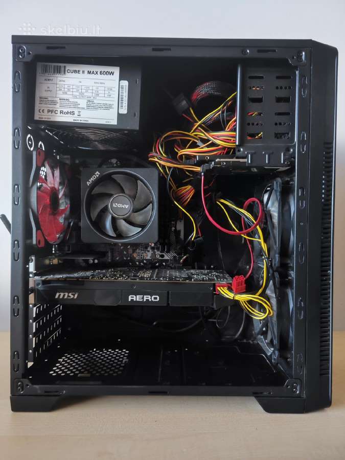 Kompiuteris Ryzen 7 2700x/gtx 1080/16gb/ 480gb SSD - nuotraukos Nr. 3