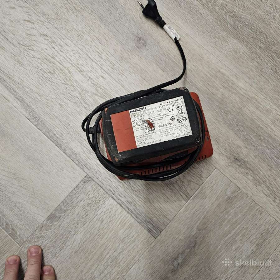 Hilti akumuliatorius ir pakrovėjas 5.2ah - nuotraukos Nr. 4