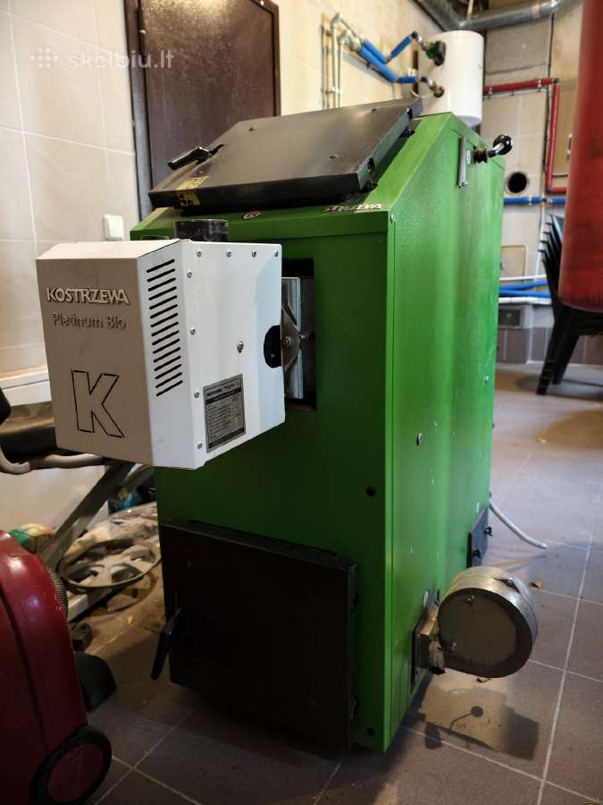 Granulinis katilas Kostrzewa 32kw, +Boileris - nuotraukos Nr. 3
