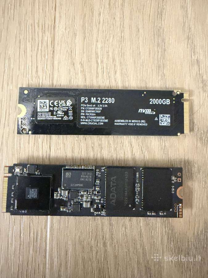 2tb nvme gen3 ir gen4 - nuotraukos Nr. 2