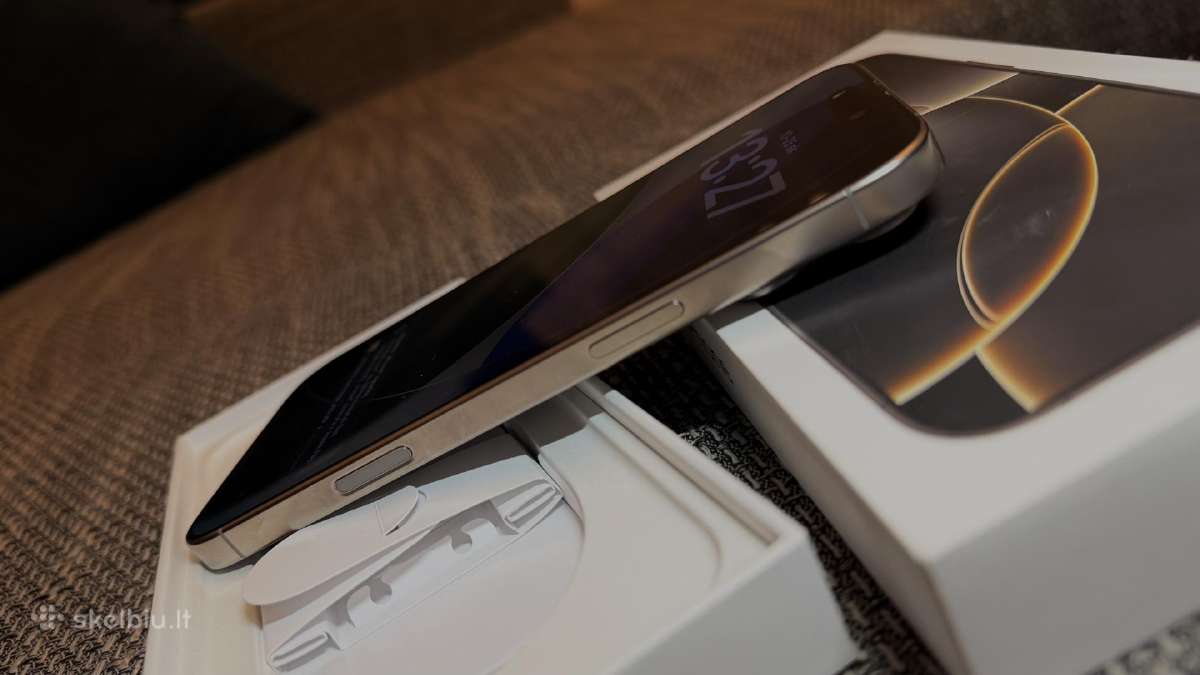 iPhone 16 pro max Natural Titanium 256gb - nuotraukos Nr. 4