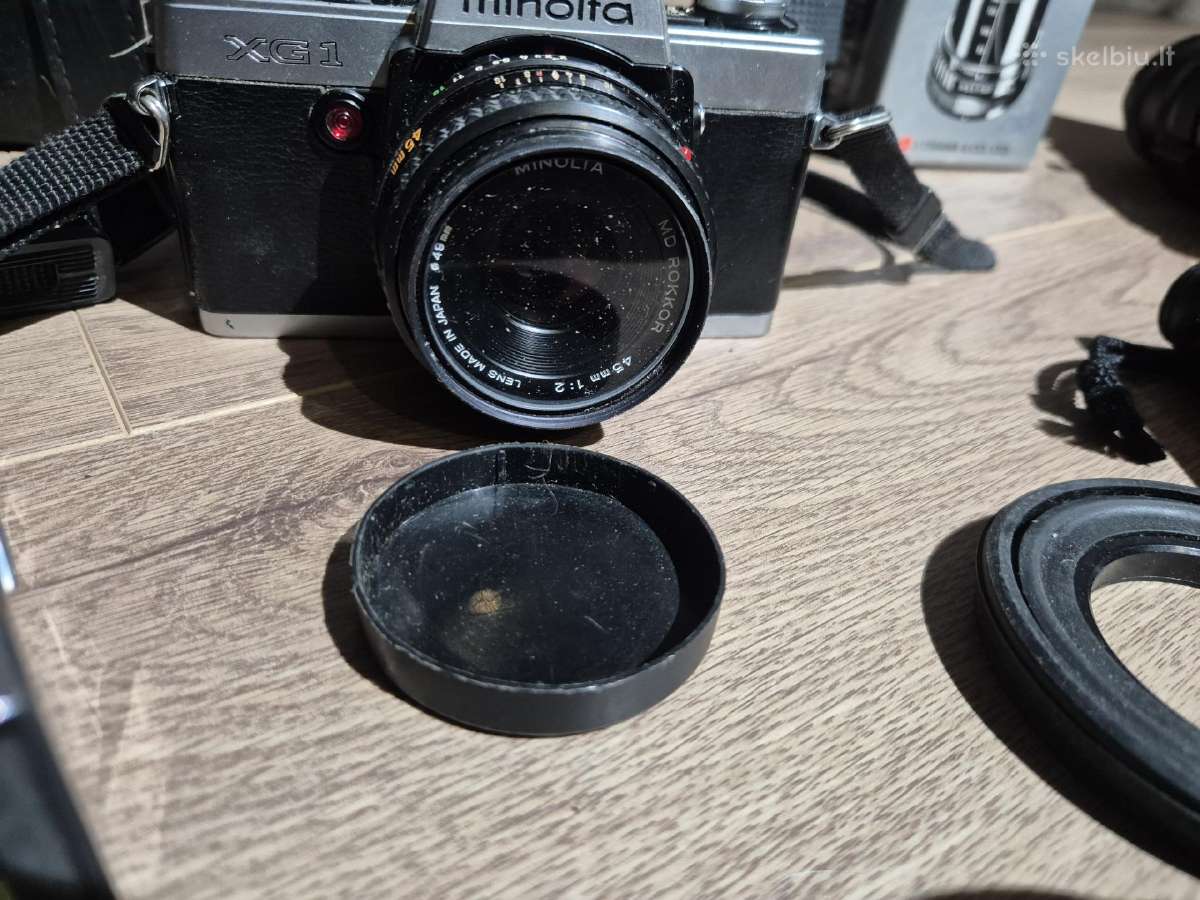 Minolta fotoaparatas su priedais - nuotraukos Nr. 3