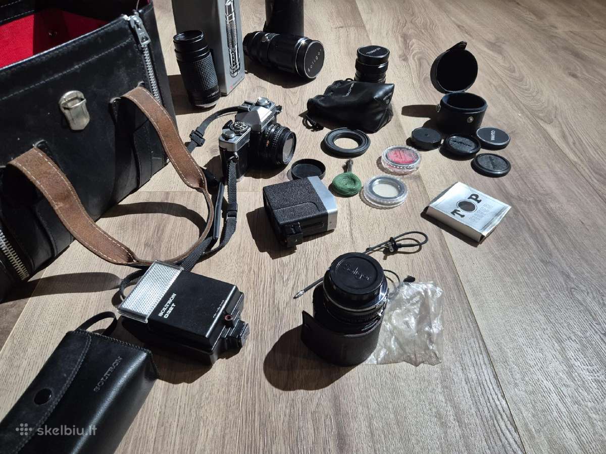 Minolta fotoaparatas su priedais - nuotraukos Nr. 9