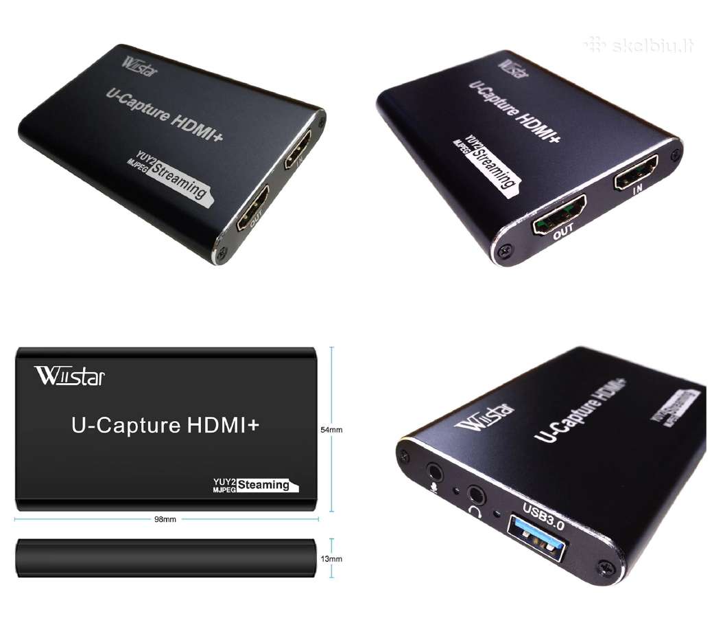 Hdmi to usb 3.0 vaizdo fiksavimo įrenginys - nuotraukos Nr. 3
