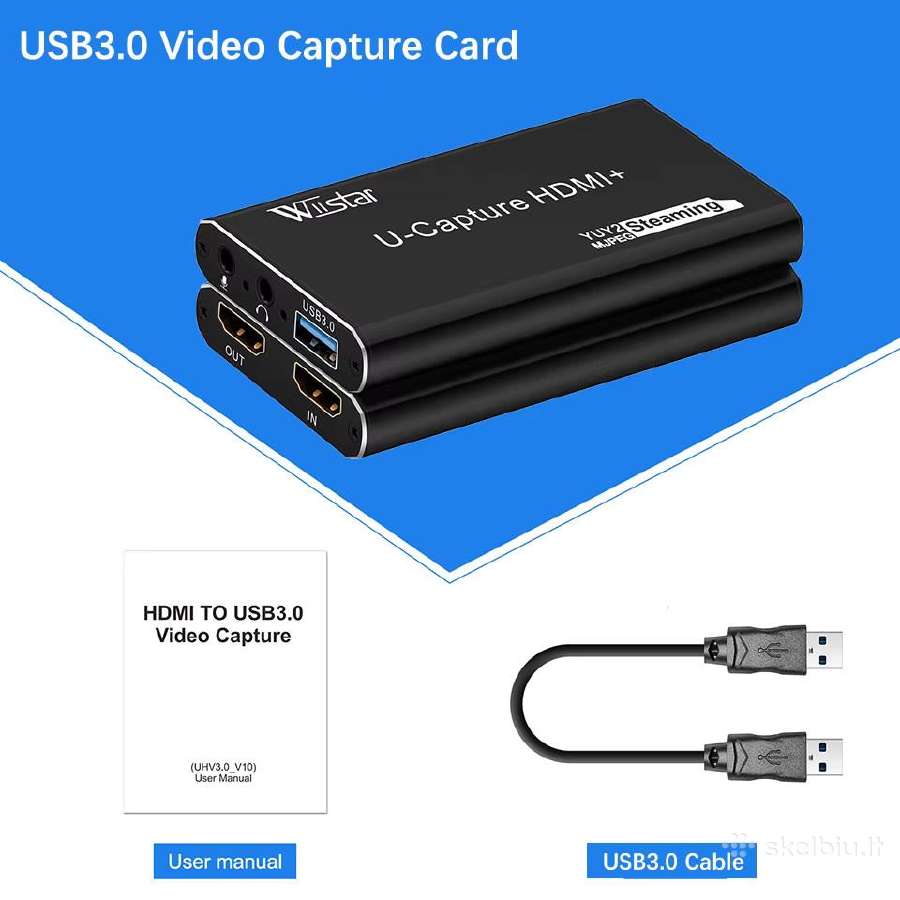 Hdmi to usb 3.0 vaizdo fiksavimo įrenginys - nuotraukos Nr. 6