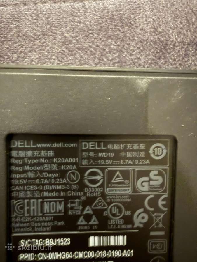 Dell Wd19 docking station - nuotraukos Nr. 3