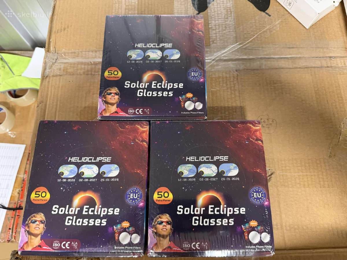 Helioclipse – specialūs akiniai, 50 porų - nuotraukos Nr. 4