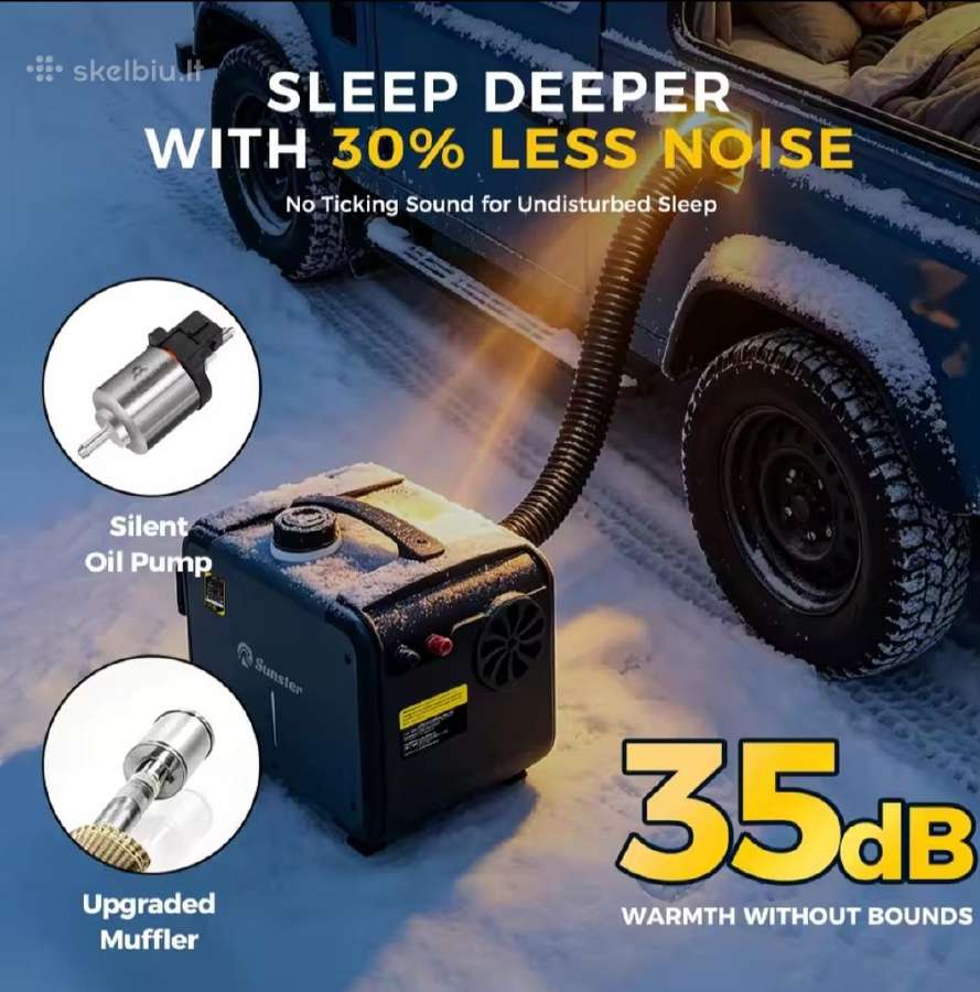 Dyzelinis šildytuvas 8kw 4G valdymas. - nuotraukos Nr. 5