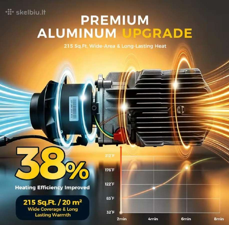 Dyzelinis šildytuvas 8kw 4G valdymas. - nuotraukos Nr. 7