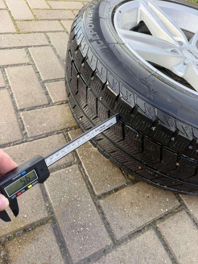 Ratlankiai su žieminėmis padangomis, tinka Bmw F10 - nuotraukos Nr. 6