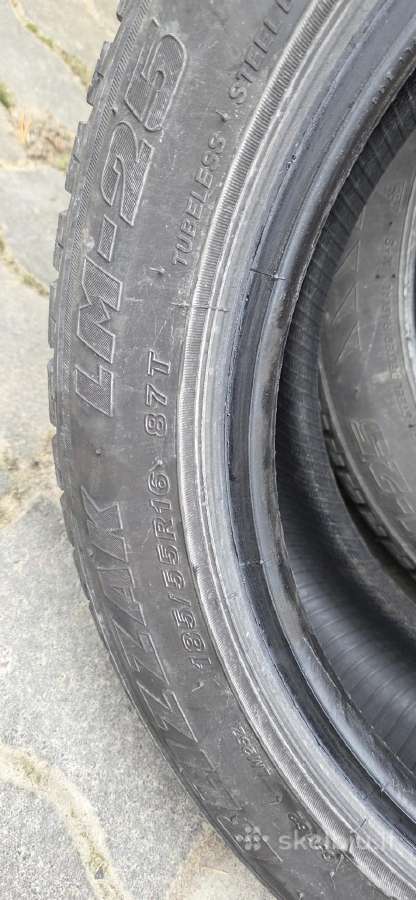 Parduodu žiemines padangas Bridgestone 185/55r16. - nuotraukos Nr. 3