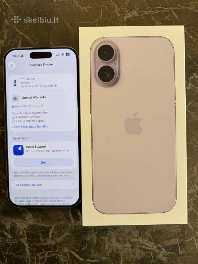 iPhone 17, 256gb kaip Naujas! Su Garantija - nuotraukos Nr. 6