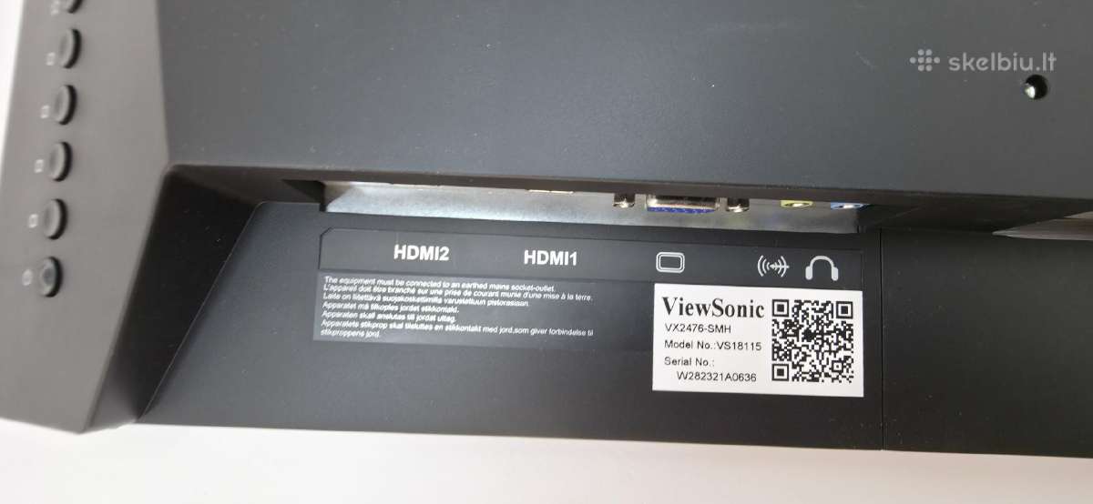 Viewsonic Vx2476-smh 24" Full HD Ips monitorius - nuotraukos Nr. 3
