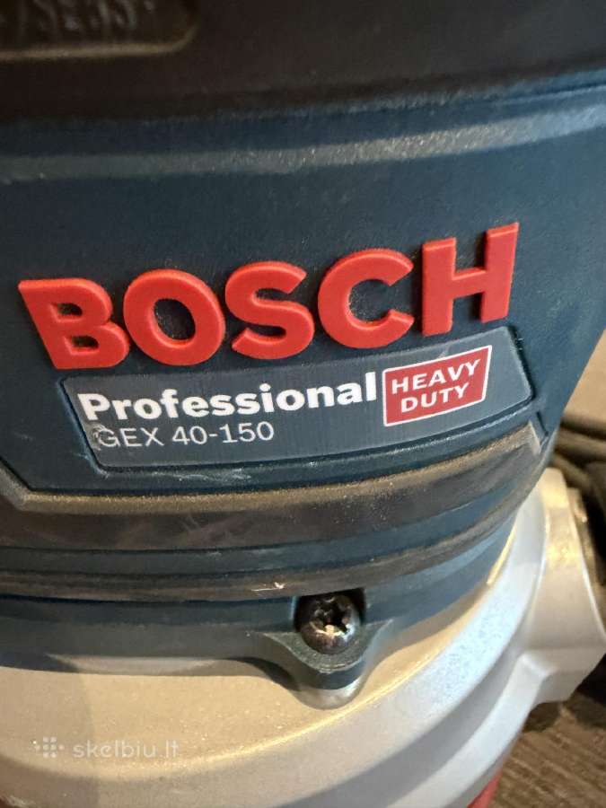 Bosch Gex 40-150 ekscentrinis šlifuoklis - nuotraukos Nr. 2