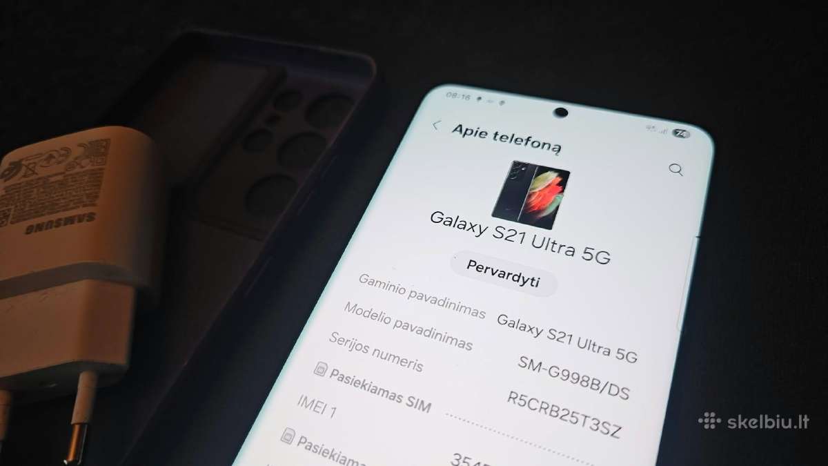 Samsung galaxy S21 Ultra 5G 12ram - nuotraukos Nr. 7