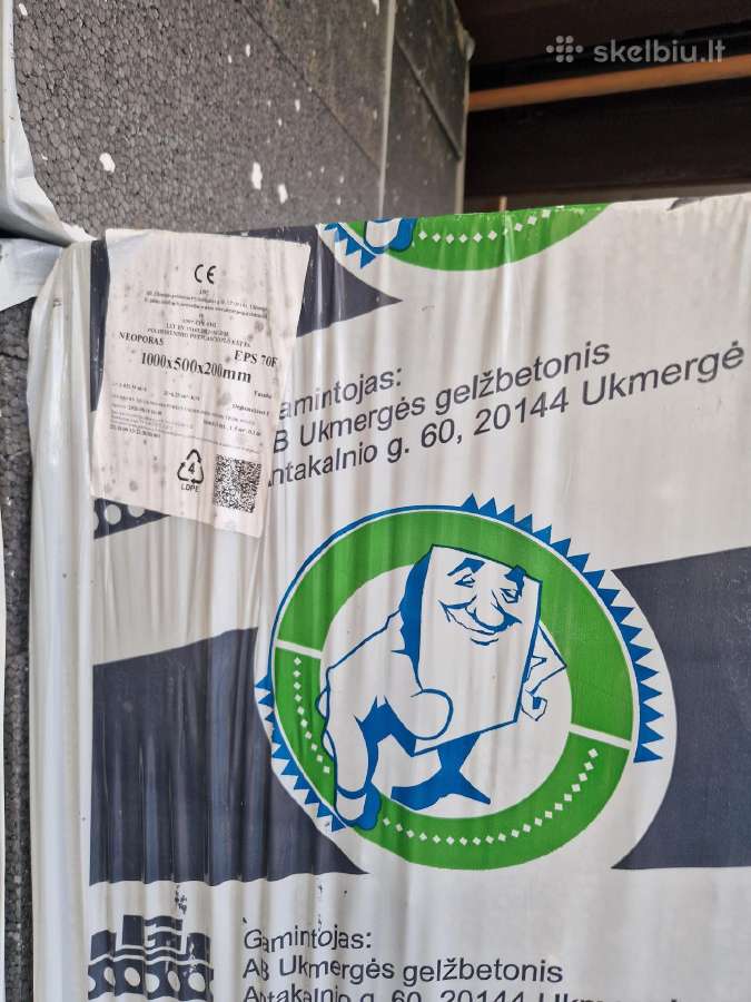 Polistirolis neoporas 20 cm storio, 22 įpakavimai - nuotraukos Nr. 2
