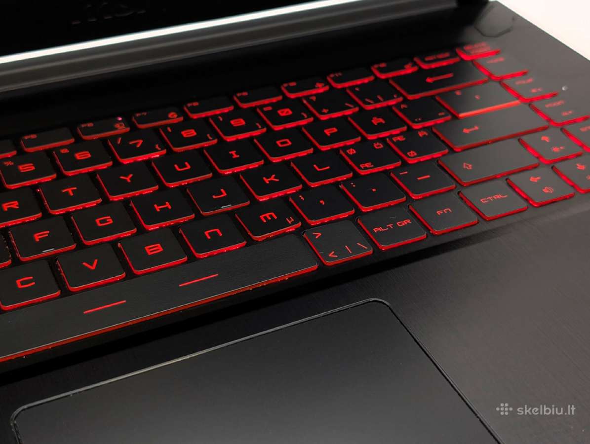 Msi Gf63 Thin i5-11400h 16/256 Gtx1650 Žaidimams - nuotraukos Nr. 5