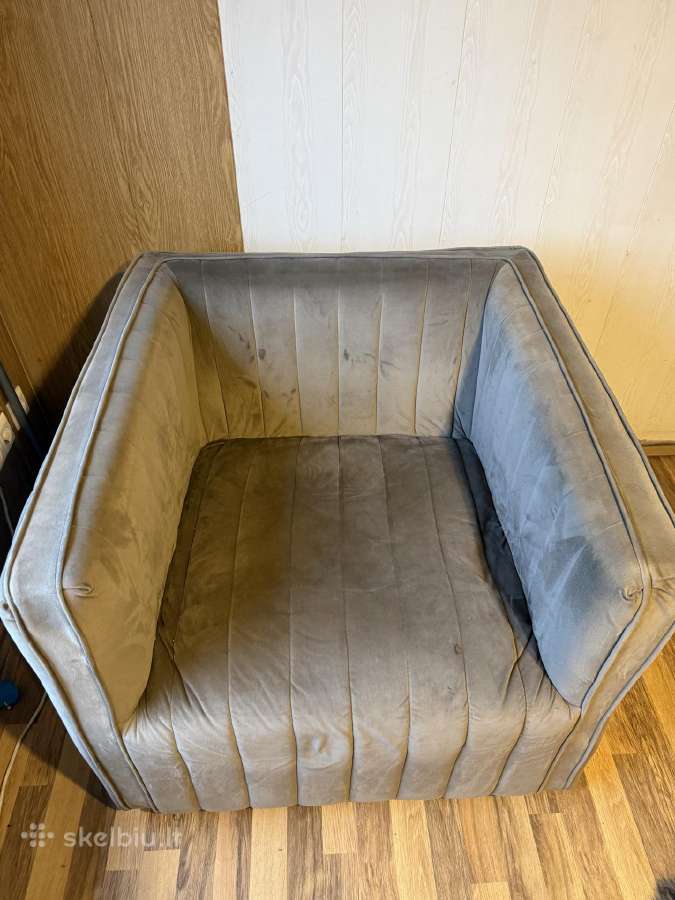 Veliūrinis fotelis - nuotraukos Nr. 5