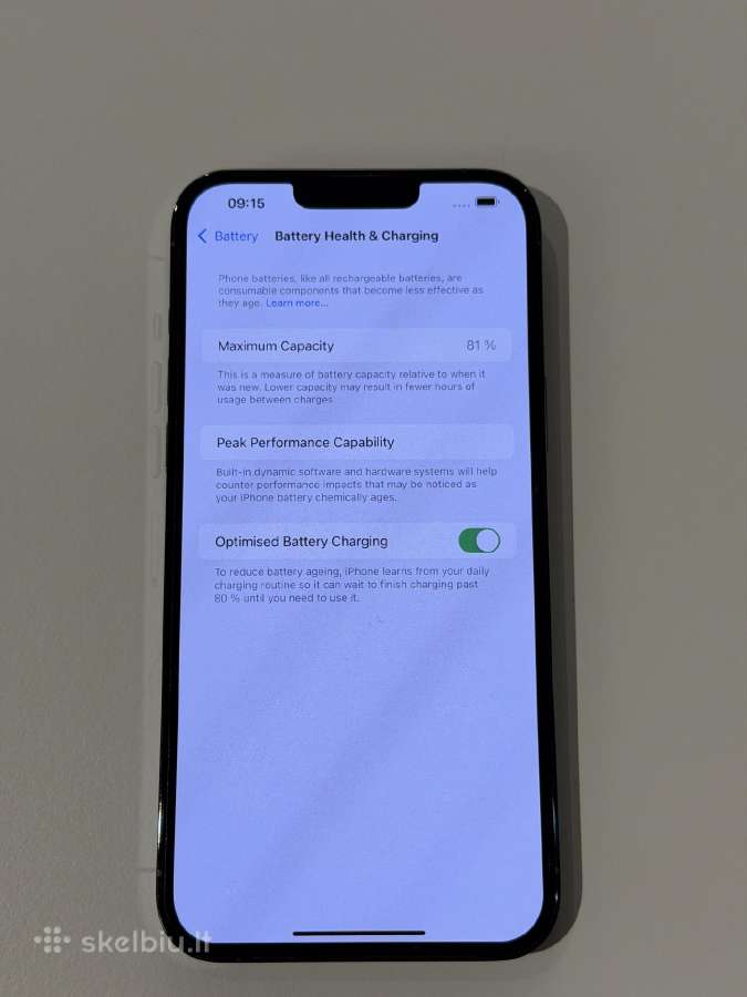 iPhone 13 Pro Max Sierra Blue 128 GB - nuotraukos Nr. 2