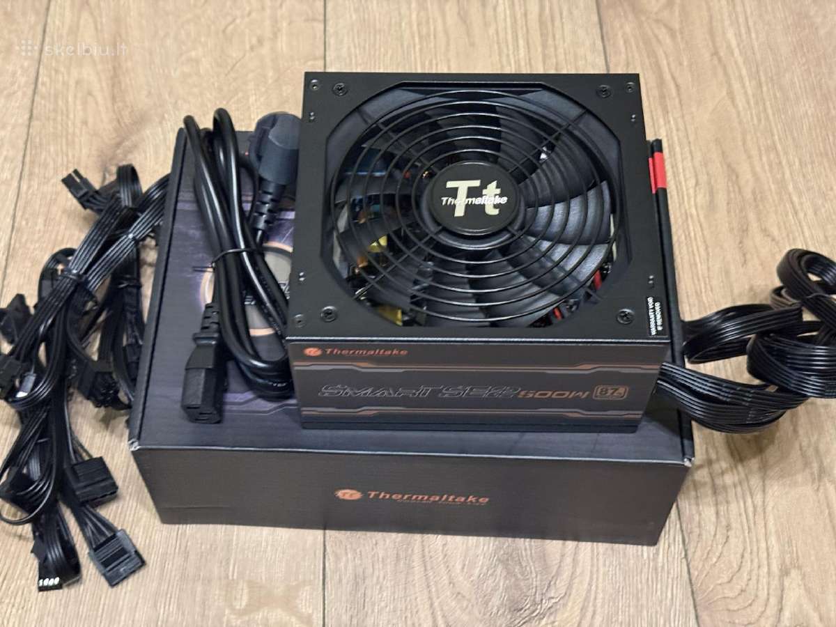 Thermaltake Smart Se2 500w pusiau modulinis - nuotraukos Nr. 4