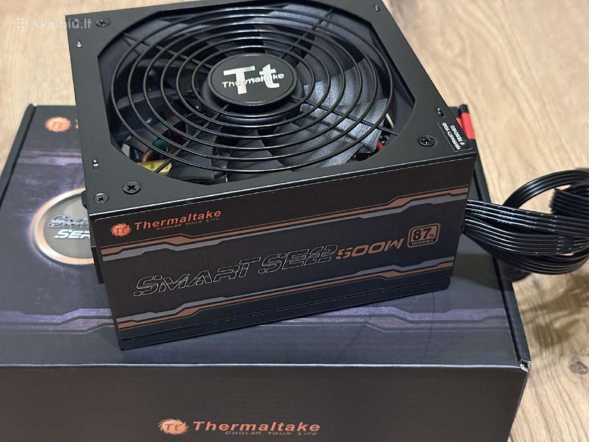 Thermaltake Smart Se2 500w pusiau modulinis - nuotraukos Nr. 5