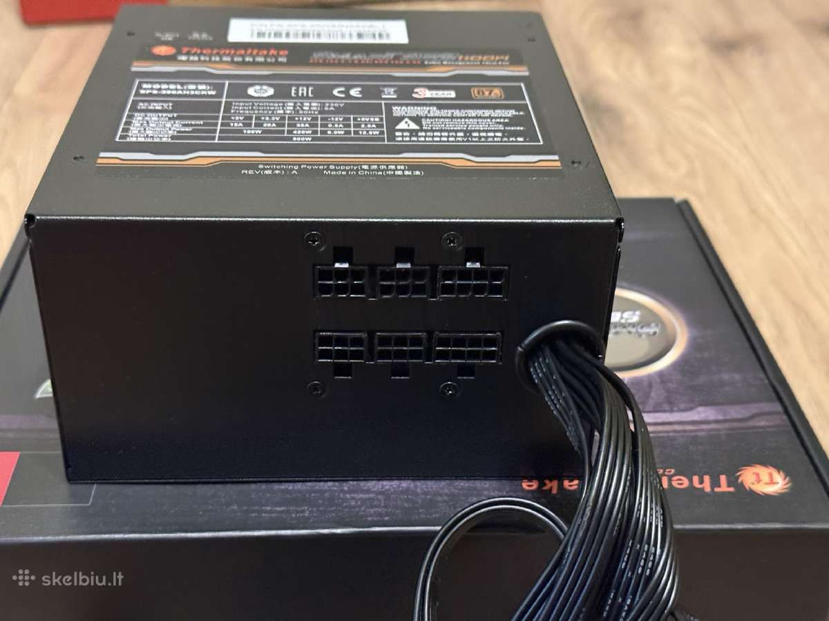 Thermaltake Smart Se2 500w pusiau modulinis - nuotraukos Nr. 11