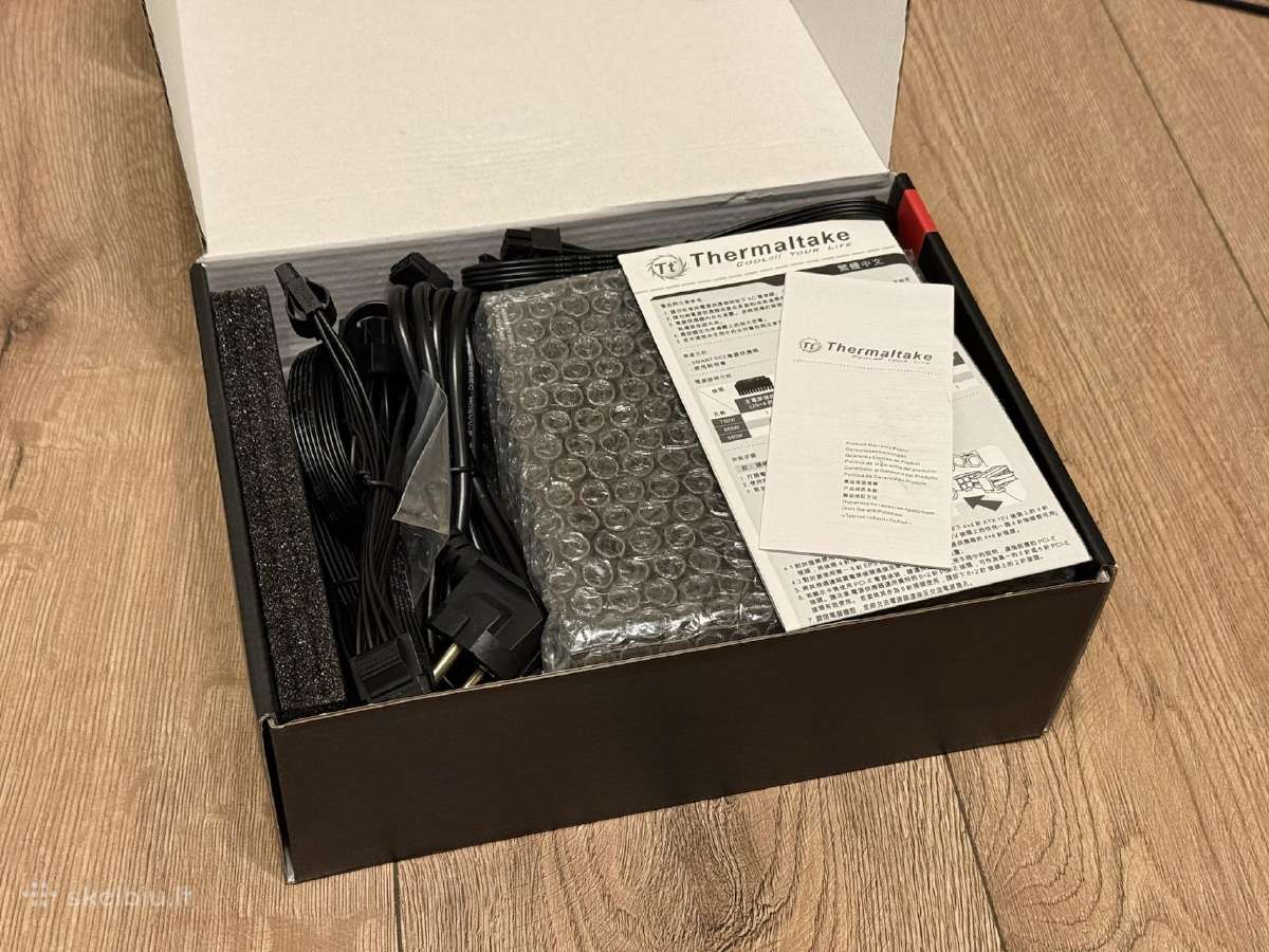 Thermaltake Smart Se2 500w pusiau modulinis - nuotraukos Nr. 2