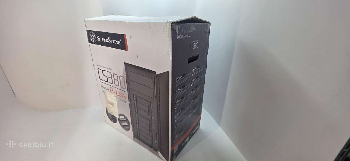 Silverstone Cs380 V2 Atx korpusas su 8 HDD hot-swa - nuotraukos Nr. 4
