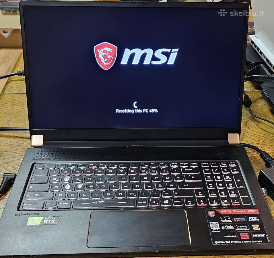 Lenovo Legion y720 ir Msi Gs75 Stealth 8sf - nuotraukos Nr. 9