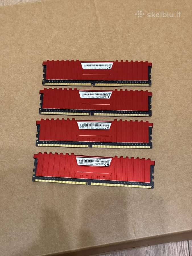 Corsair Vengeance Lpx Ddr4 16gb (4x4gb) 2133mhz - nuotraukos Nr. 7