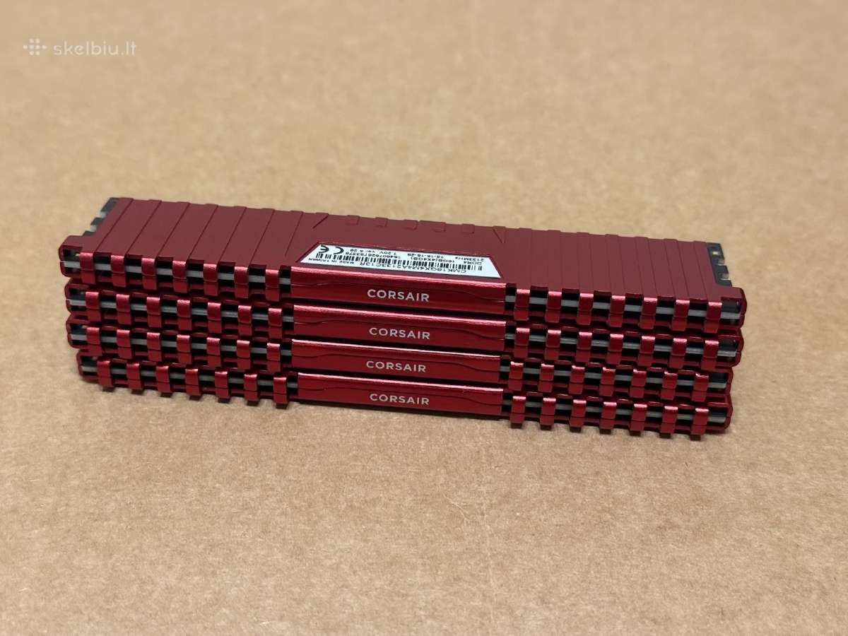 Corsair Vengeance Lpx Ddr4 16gb (4x4gb) 2133mhz - nuotraukos Nr. 8