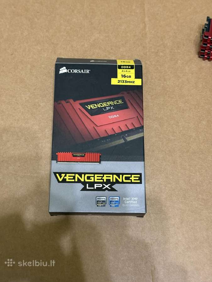 Corsair Vengeance Lpx Ddr4 16gb (4x4gb) 2133mhz - nuotraukos Nr. 3