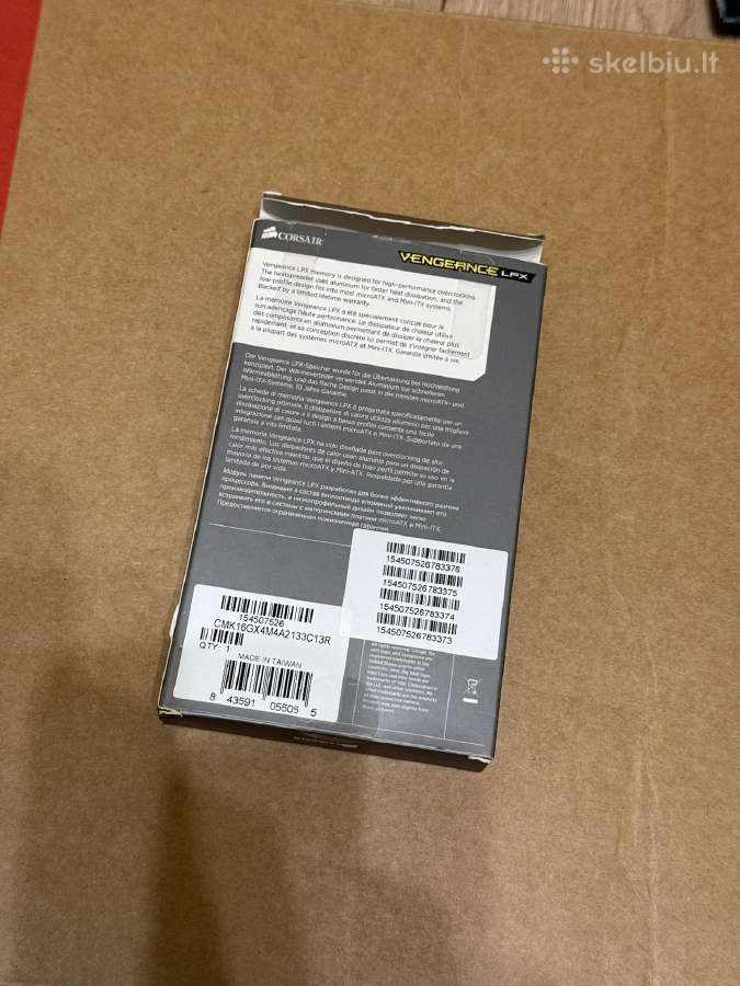 Corsair Vengeance Lpx Ddr4 16gb (4x4gb) 2133mhz - nuotraukos Nr. 4