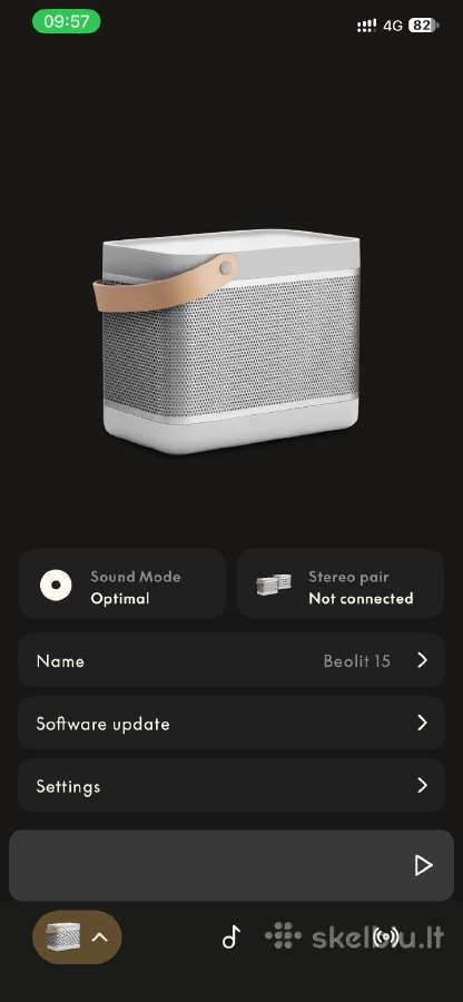 Bang & Olufsen Beolit 15 Premium nešiojama kolonėl - nuotraukos Nr. 12