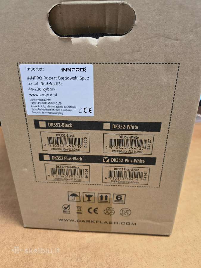 Darkflash Dk352 Plus White 4 Argb Fans - nuotraukos Nr. 2
