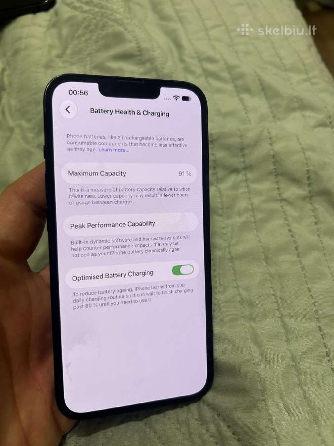 iPhone 14 128gb baterija 91 - nuotraukos Nr. 5