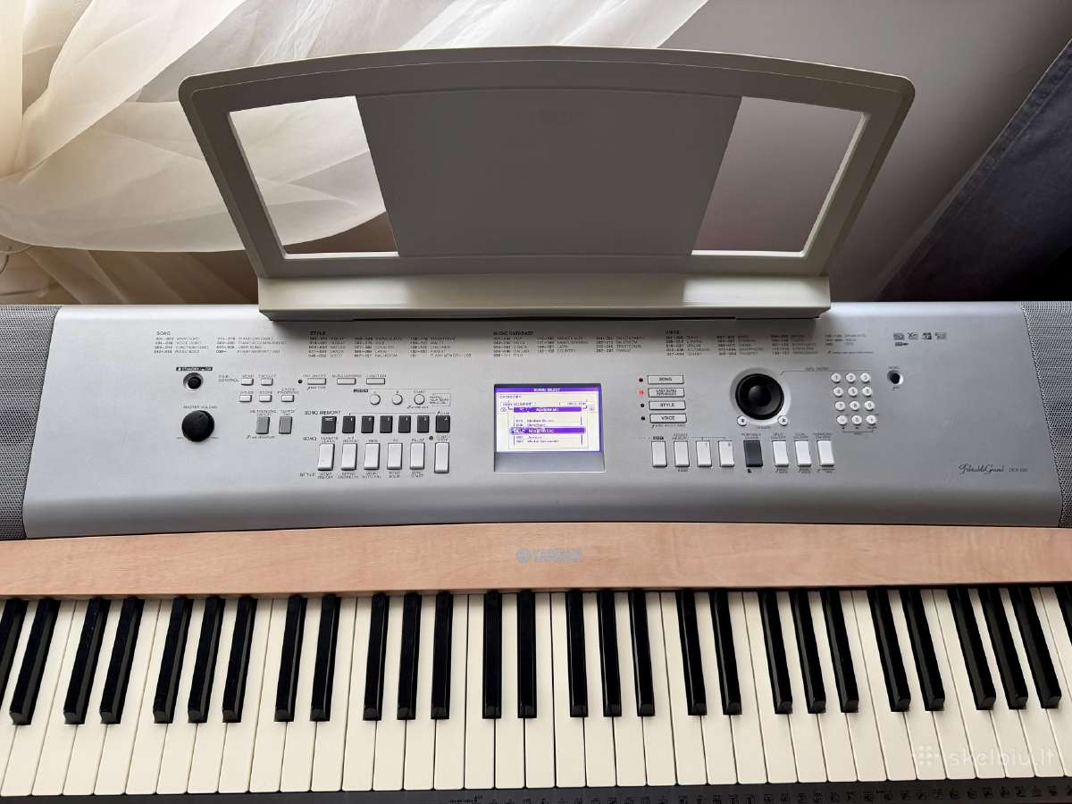 Yamaha Portable Grand Dgx-620 sintezatorius - nuotraukos Nr. 3