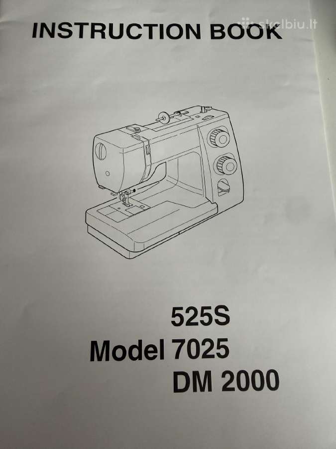 Siuvimo mašina Janome Sewist 525s - nuotraukos Nr. 3