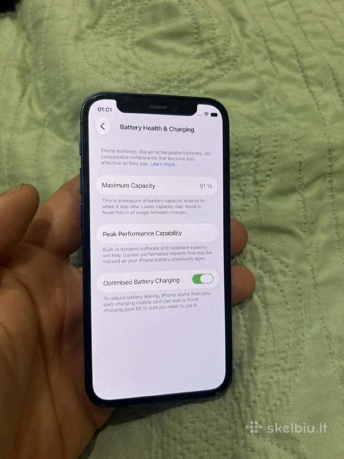 iPhone 12 mini 64gb baterija 91 - nuotraukos Nr. 2