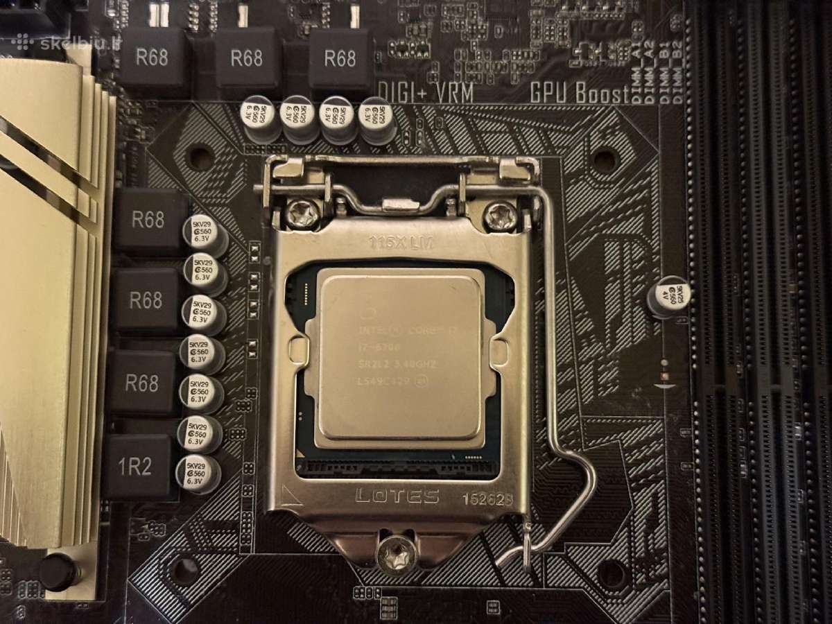 Intel i7-6700 + Asus Z170m-plus - nuotraukos Nr. 12