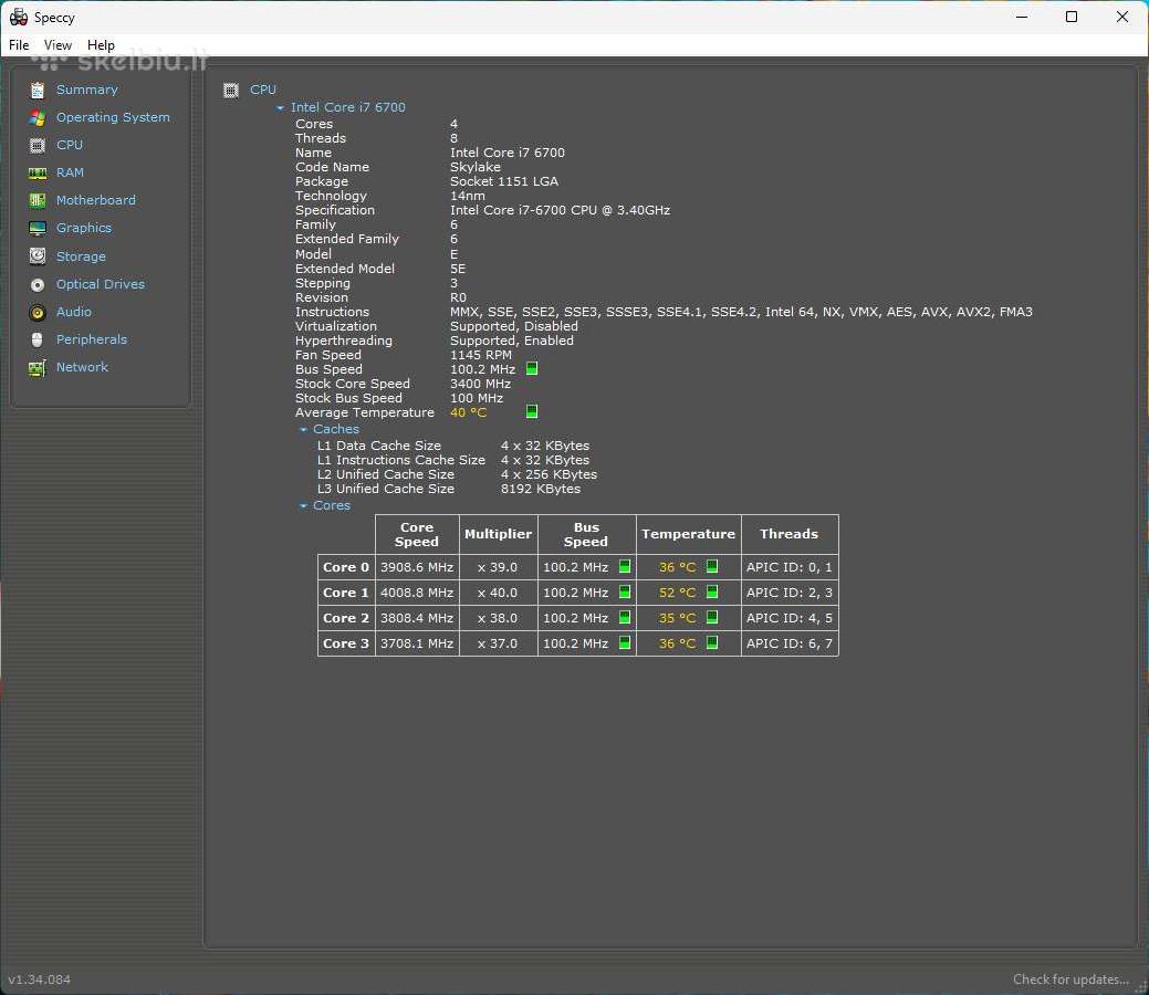 Intel i7-6700 + Asus Z170m-plus - nuotraukos Nr. 16