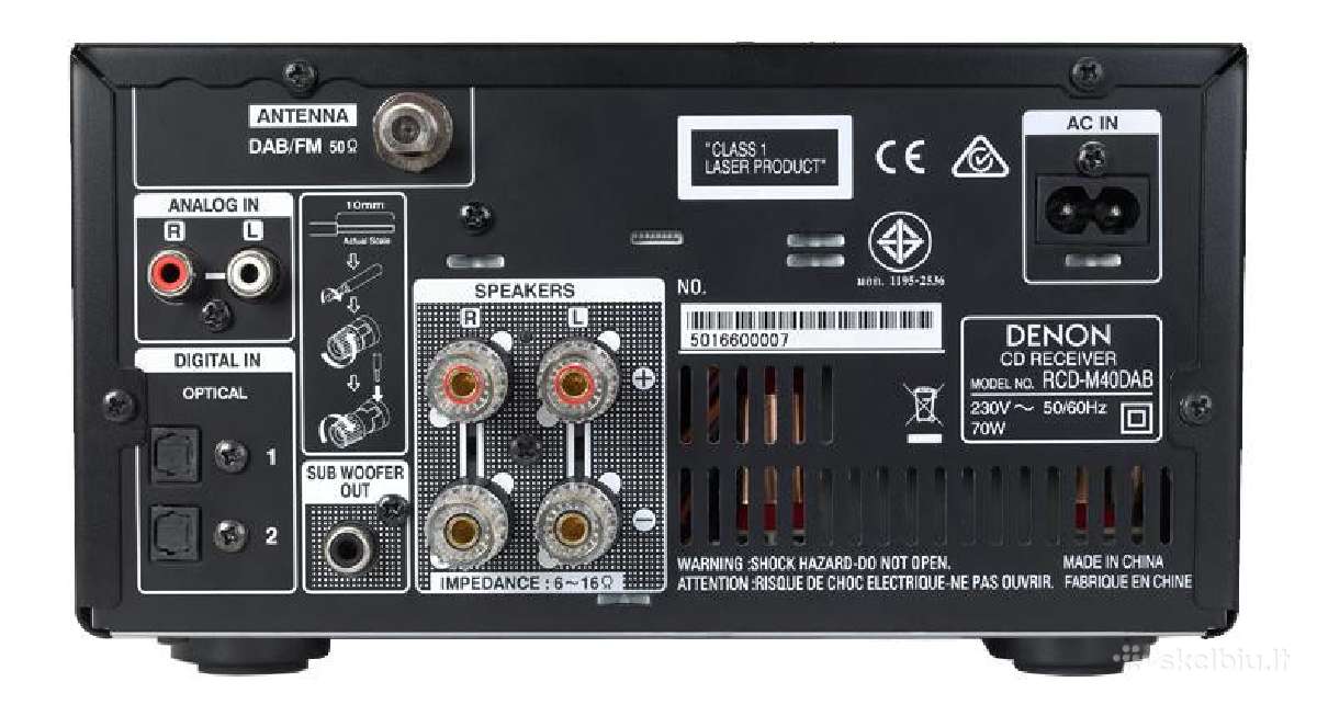 Denon Dra-900h 2x100w 8k60 (hdmi 2.1) naujas - nuotraukos Nr. 5