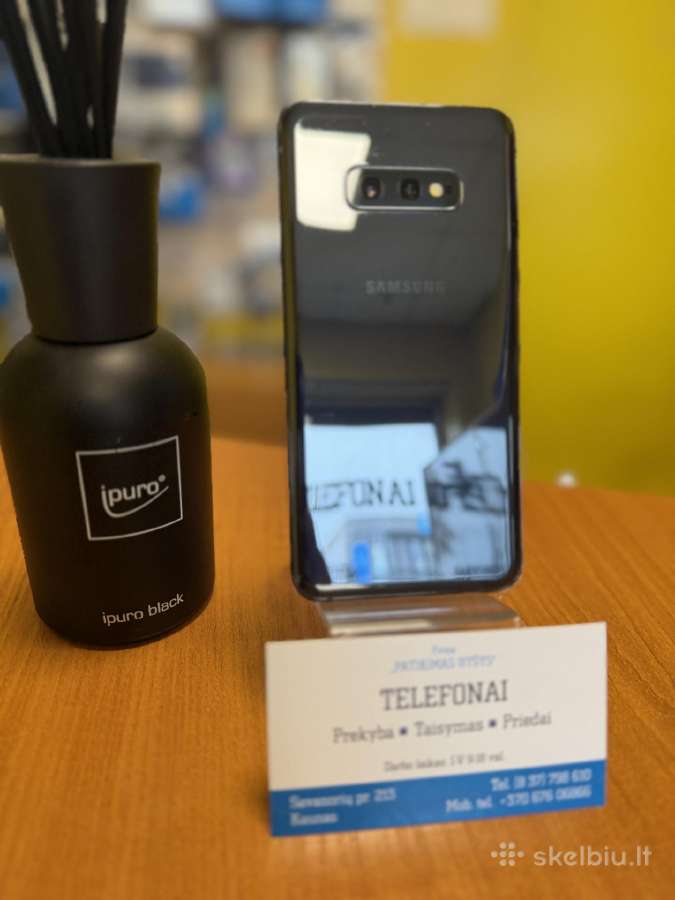 Samsung S10e Black 128gb Su Garantija - nuotraukos Nr. 2