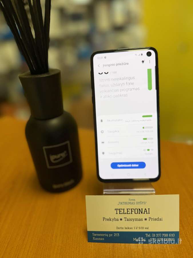 Samsung S10e Black 128gb Su Garantija - nuotraukos Nr. 3