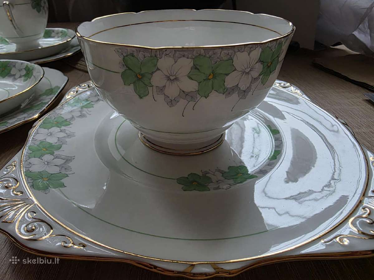 Royal grafton kaulinio porceliano 4 trio - nuotraukos Nr. 7