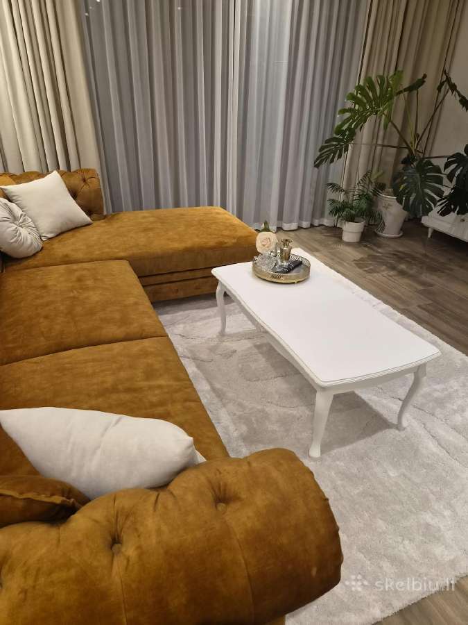 Klasikinis baltas kavos / žurnalinis staliukas - nuotraukos Nr. 2