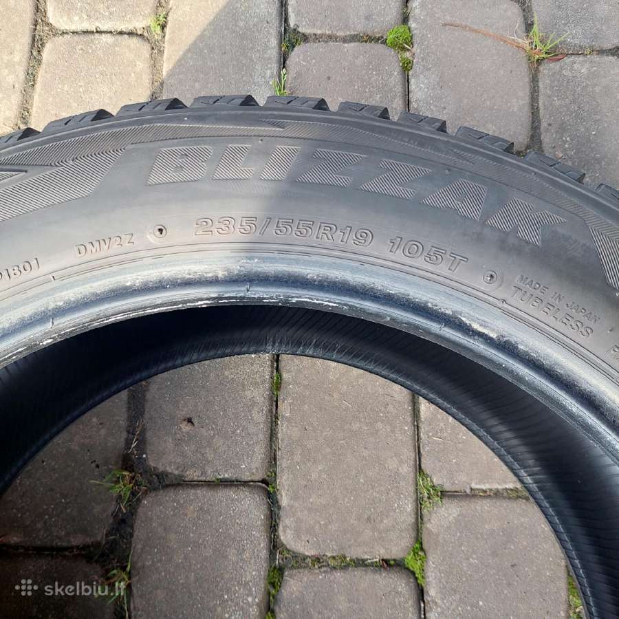 Bridgestone Blizzak 235/55 R19 Dm-v2 geros žieminė - nuotraukos Nr. 2