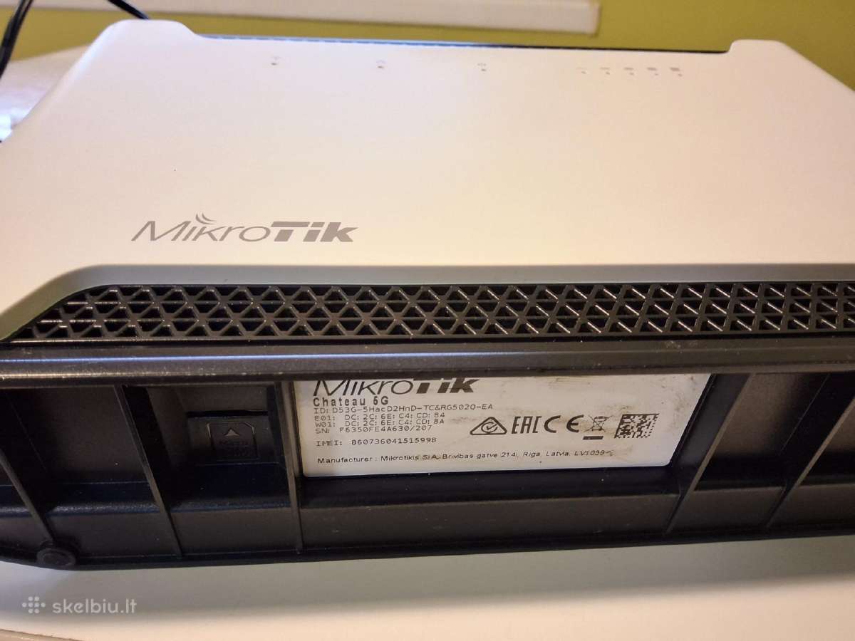 5G/4G maršrutizatorius Mikrotik Chateau 5G - nuotraukos Nr. 3